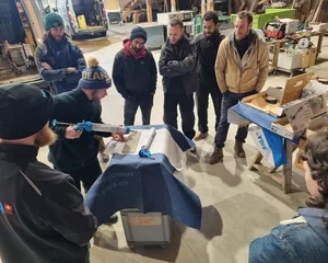 Formation sur l’étanchéité à l’air et au vent avec SIGA - EV Charpentier
