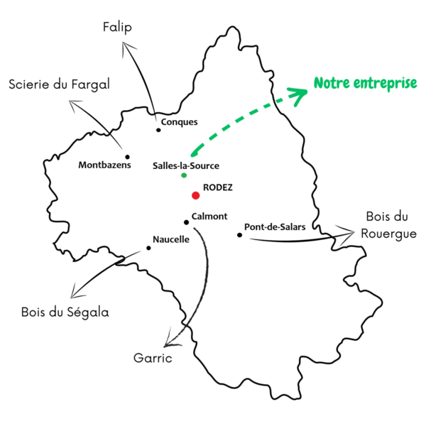 Scieurs locaux - Emilien Viguier Charpentier - Aveyron