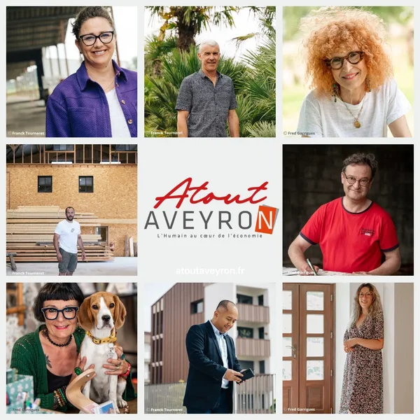 Article dans Atout Aveyron - Emilien Viguier Charpentier