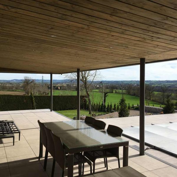 Plafond bois, Le Monastère 2019