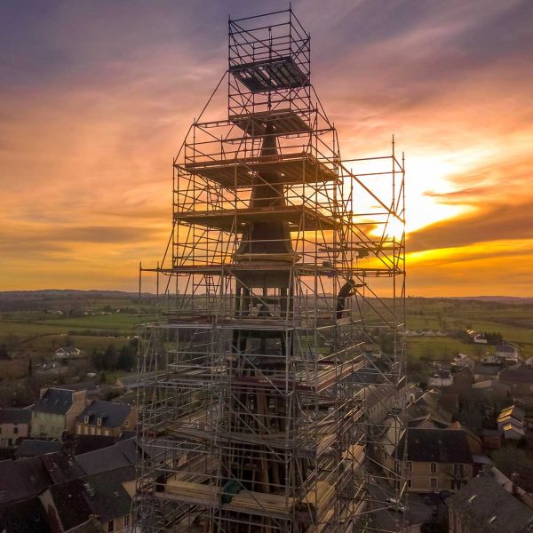 Réfection du Clocher de l’église Saint Martin, Naucelle 2021