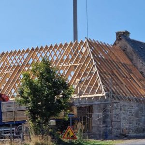 Réhabilitation d'un corps de ferme, St Urcize 2023