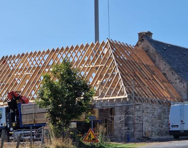 Réhabilitation d'un corps de ferme, St Urcize 2023