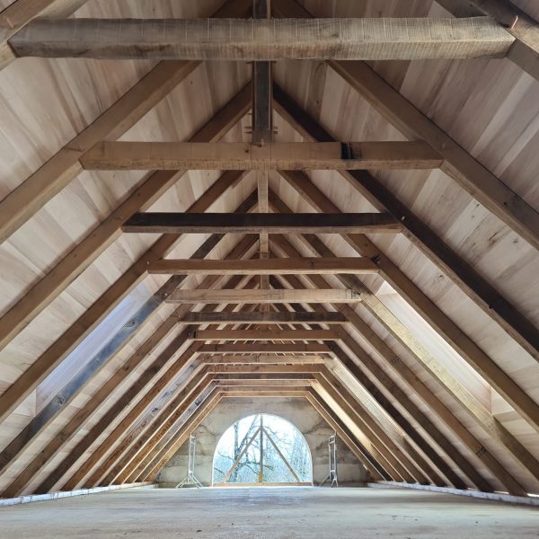 Charpente en chêne neuve sur maison d'habitation, Onet-le-Château 2025